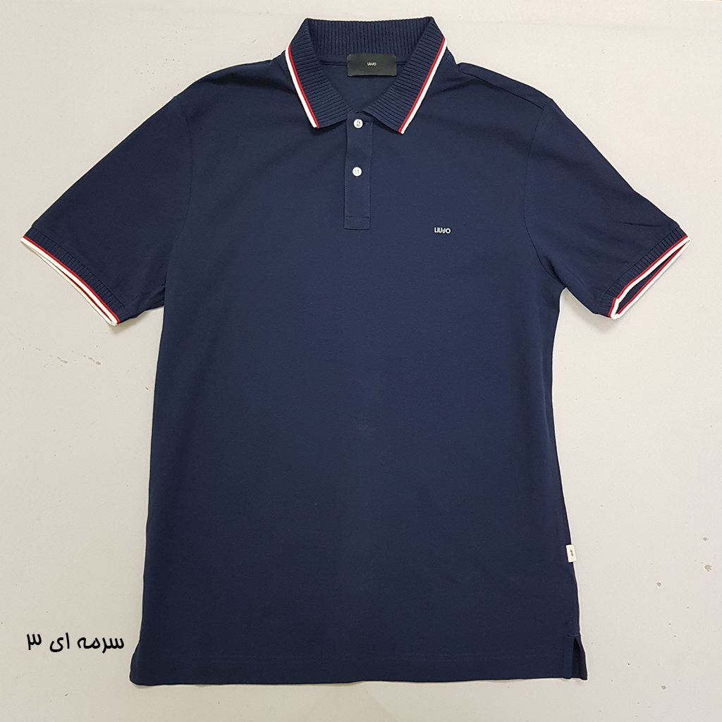 تی شرت یقه دار مردانه 30368 کد 2 مارک liu jo