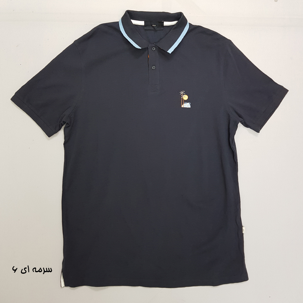 تی شرت یقه دار مردانه 30368 کد 2 مارک liu jo