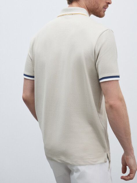 تی شرت یقه دار مردانه 30368 کد 2 مارک liu jo