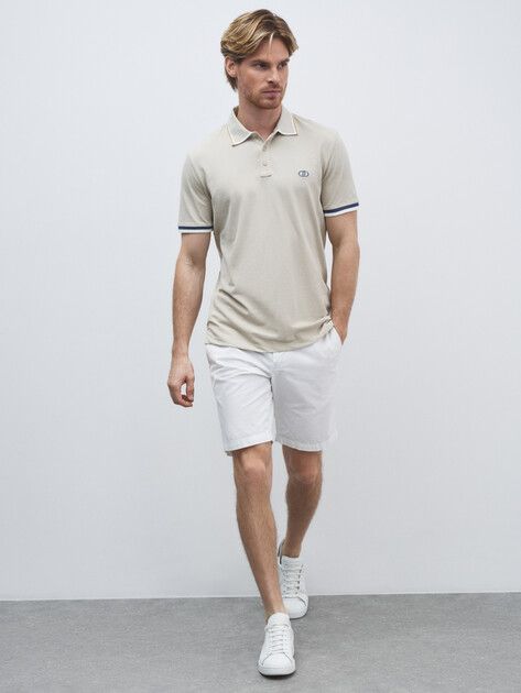 تی شرت یقه دار مردانه 30368 کد 2 مارک liu jo