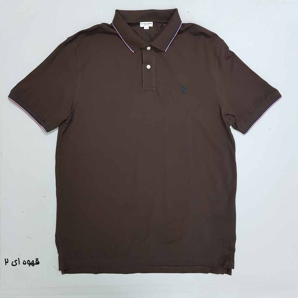 تی شرت یقه دار مردانه 30382 مارک US POLO ASSN