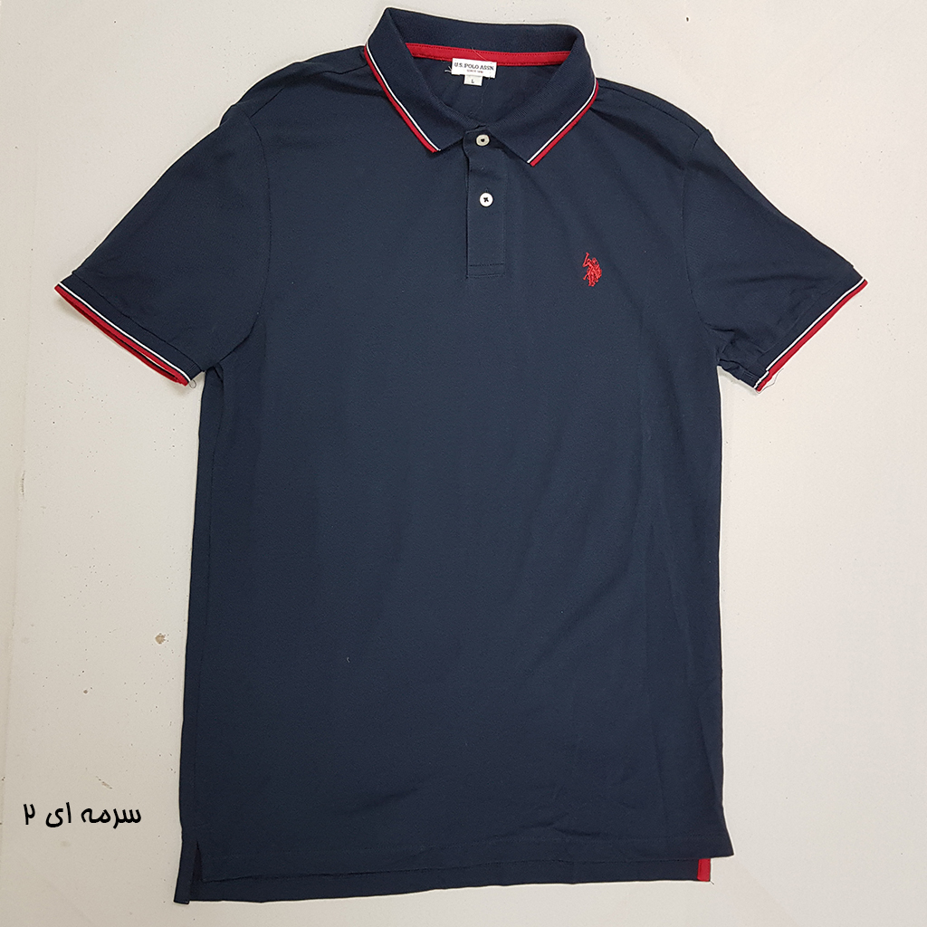 تی شرت یقه دار مردانه 30382 مارک US POLO ASSN