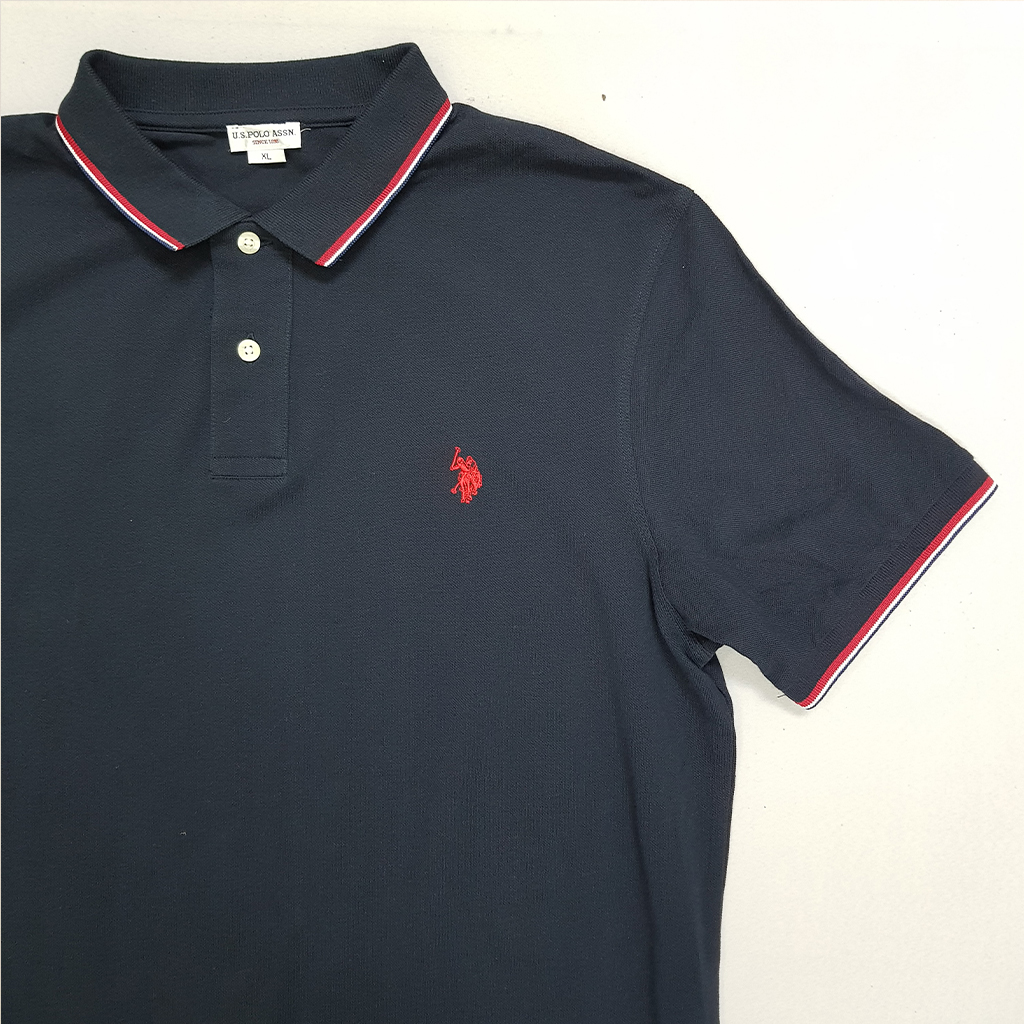 تی شرت یقه دار مردانه 30382 مارک US POLO ASSN
