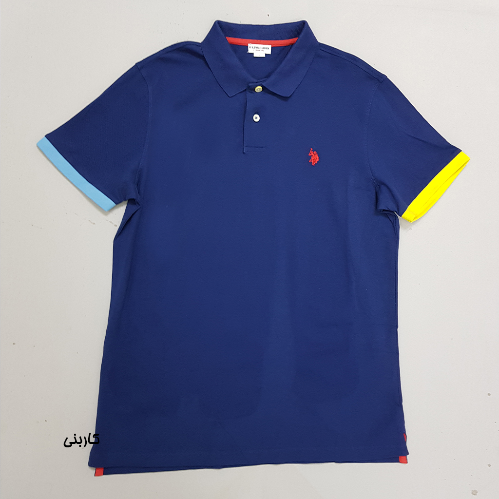 تی شرت یقه دار مردانه 30382 مارک US POLO ASSN