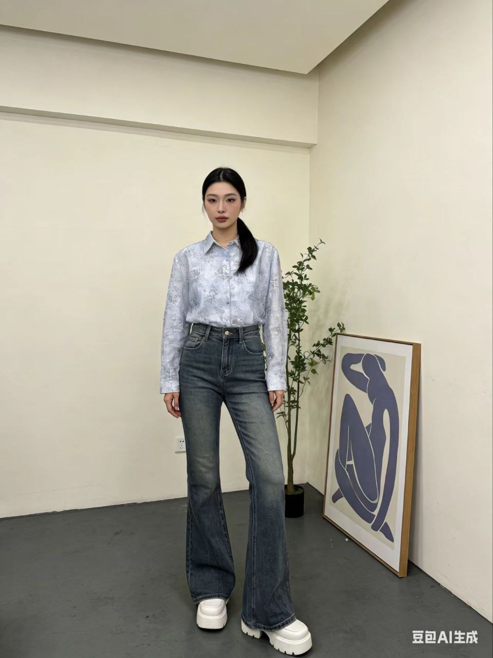 شومیز بلند نگین دار 2 تیکه مجلسی زنانه کد 419345