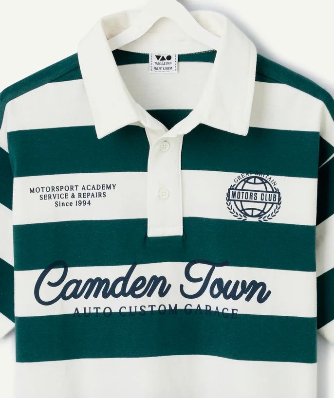 تی شرت یقه دار 30539 سایز 3 تا 14 سال مارک Tapea Loeil