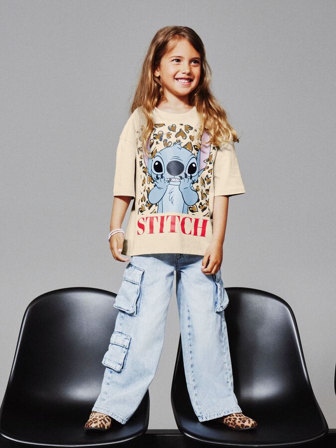 تی شرت دخترانه 30545 سایز 6 تا 14 سال کد 2 مارک Name It