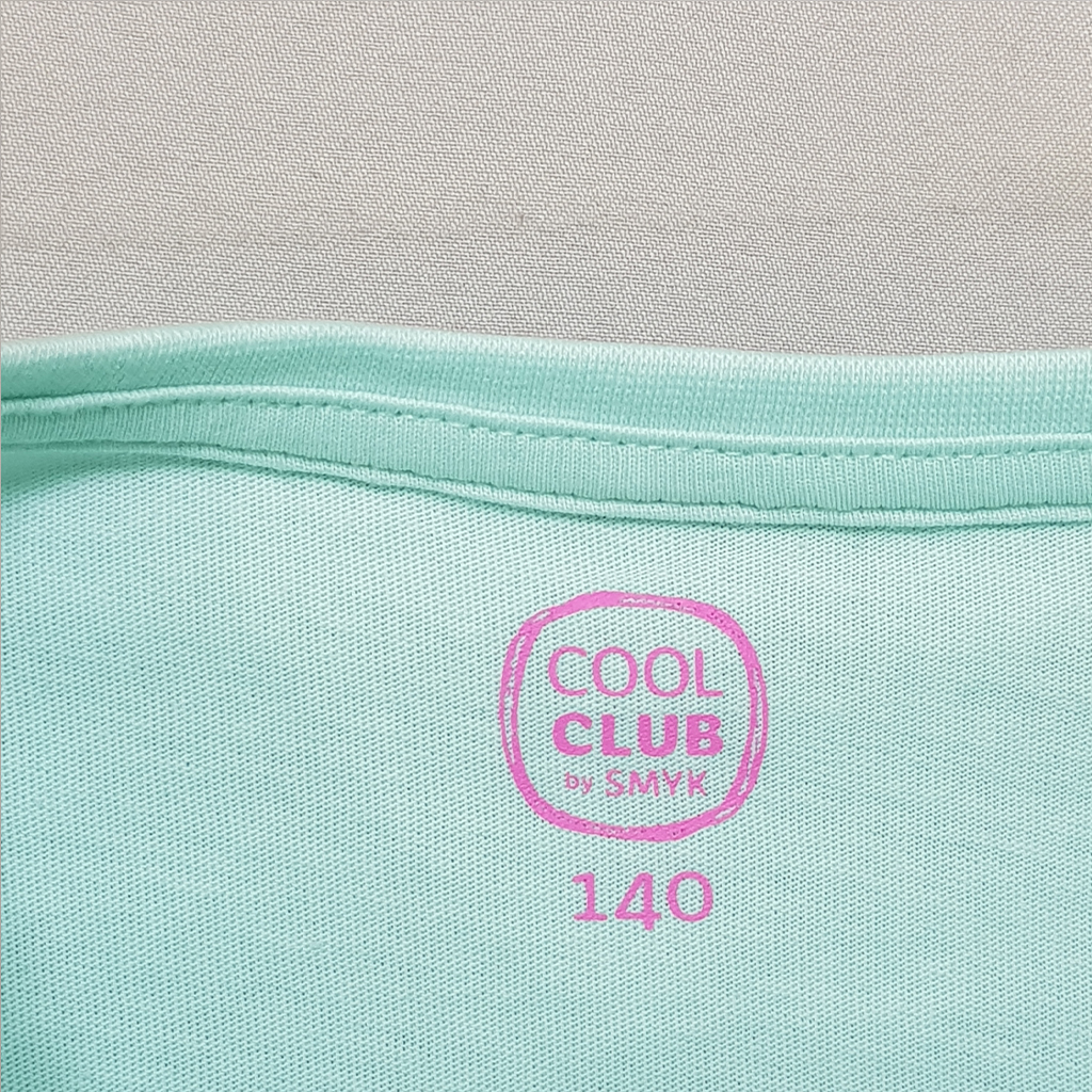 تی شرت دخترانه 30541 سایز 10 تا 15 سال مارک COOL CLUB