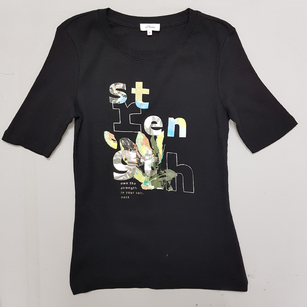 تی شرت زنانه 30412 سایز 36 تا 48 کد 2 مارک S.Oliver