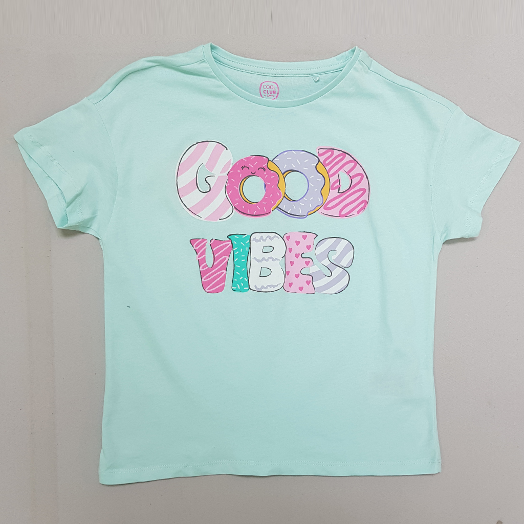 تی شرت دخترانه 30541 سایز 10 تا 15 سال مارک COOL CLUB   *