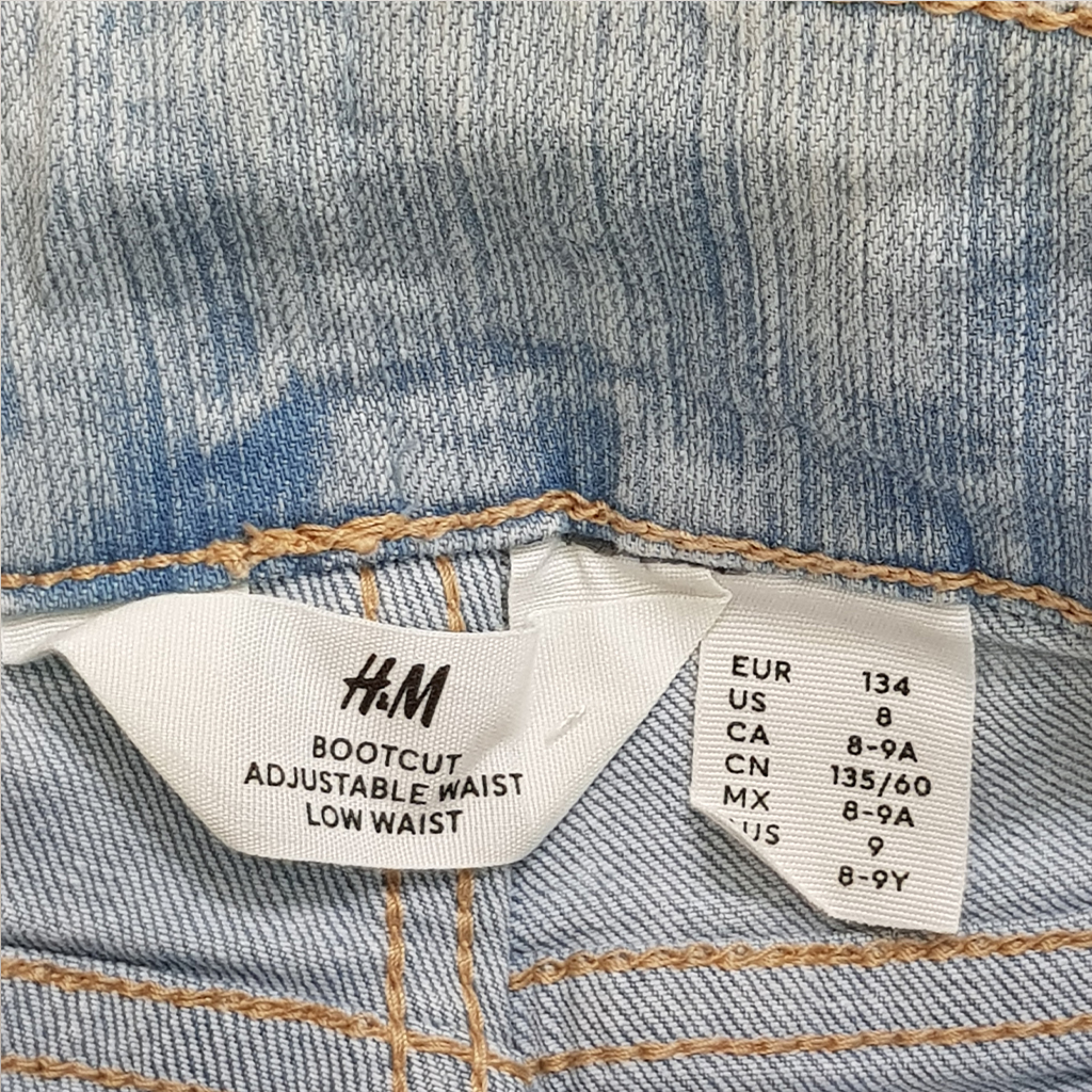 شلوار بوت کات 30643 سایز 8 تا 15 سال مارک H&M   *