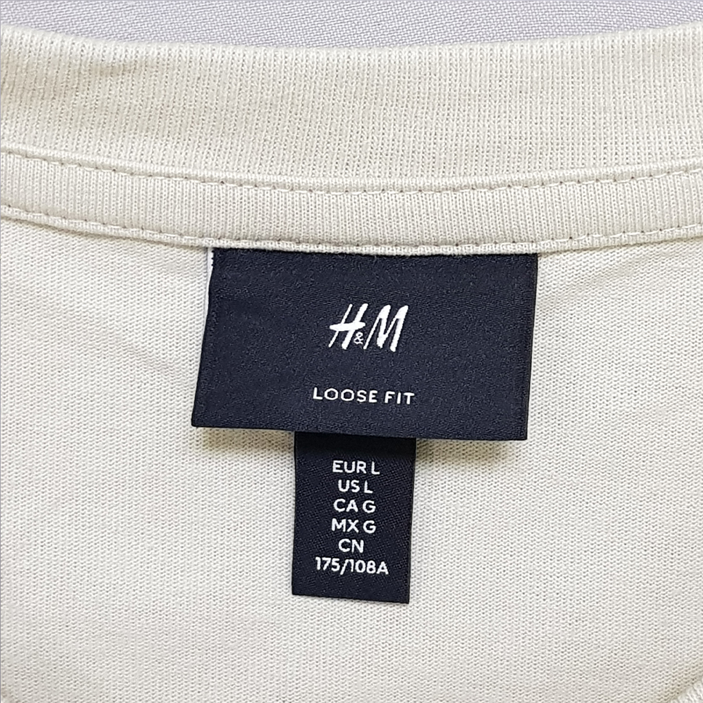 تی شرت مردانه 30390 کد 2 مارک H&M