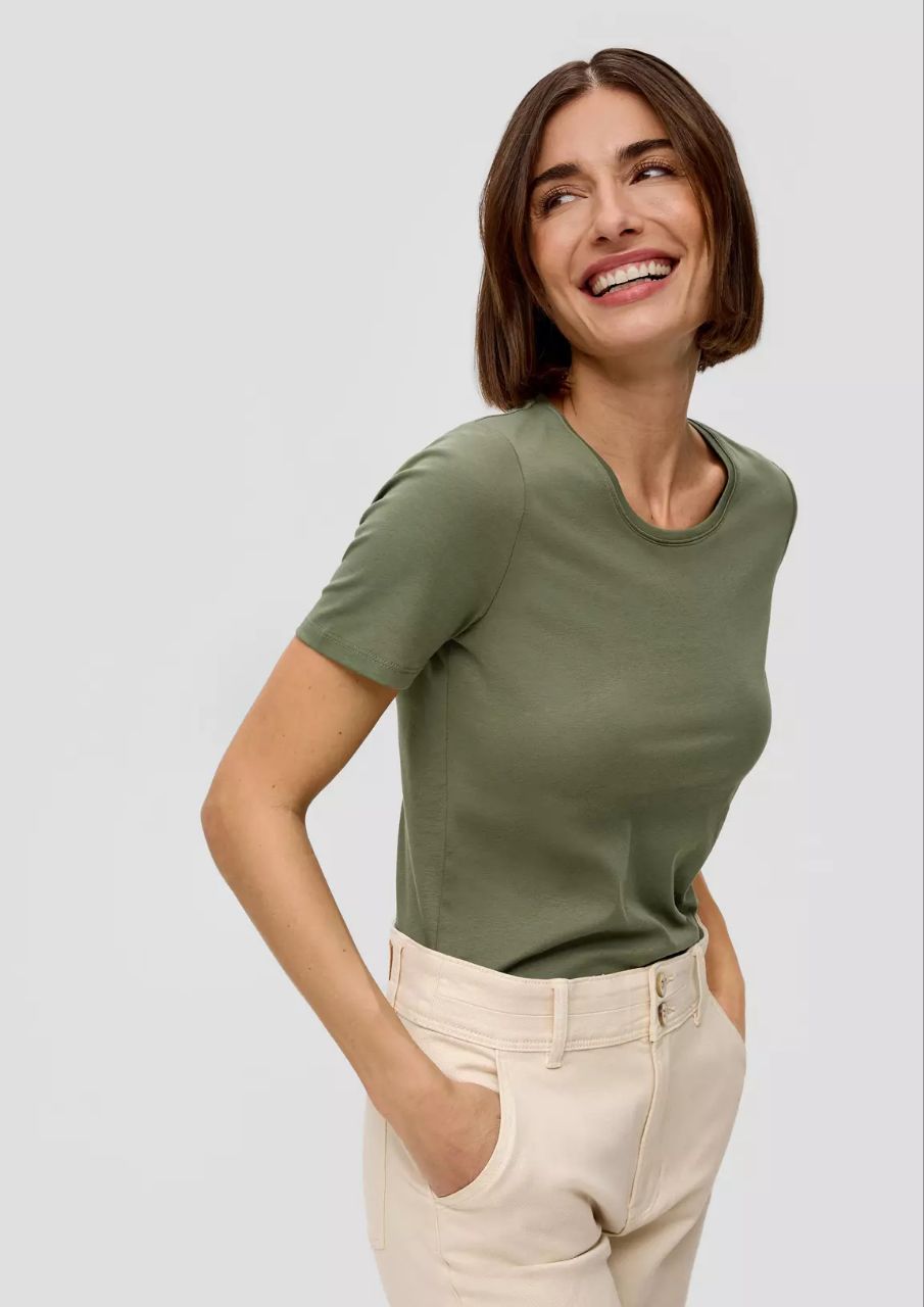 تی شرت زنانه 30409 سایز 36 تا 44 مارک S.Oliver