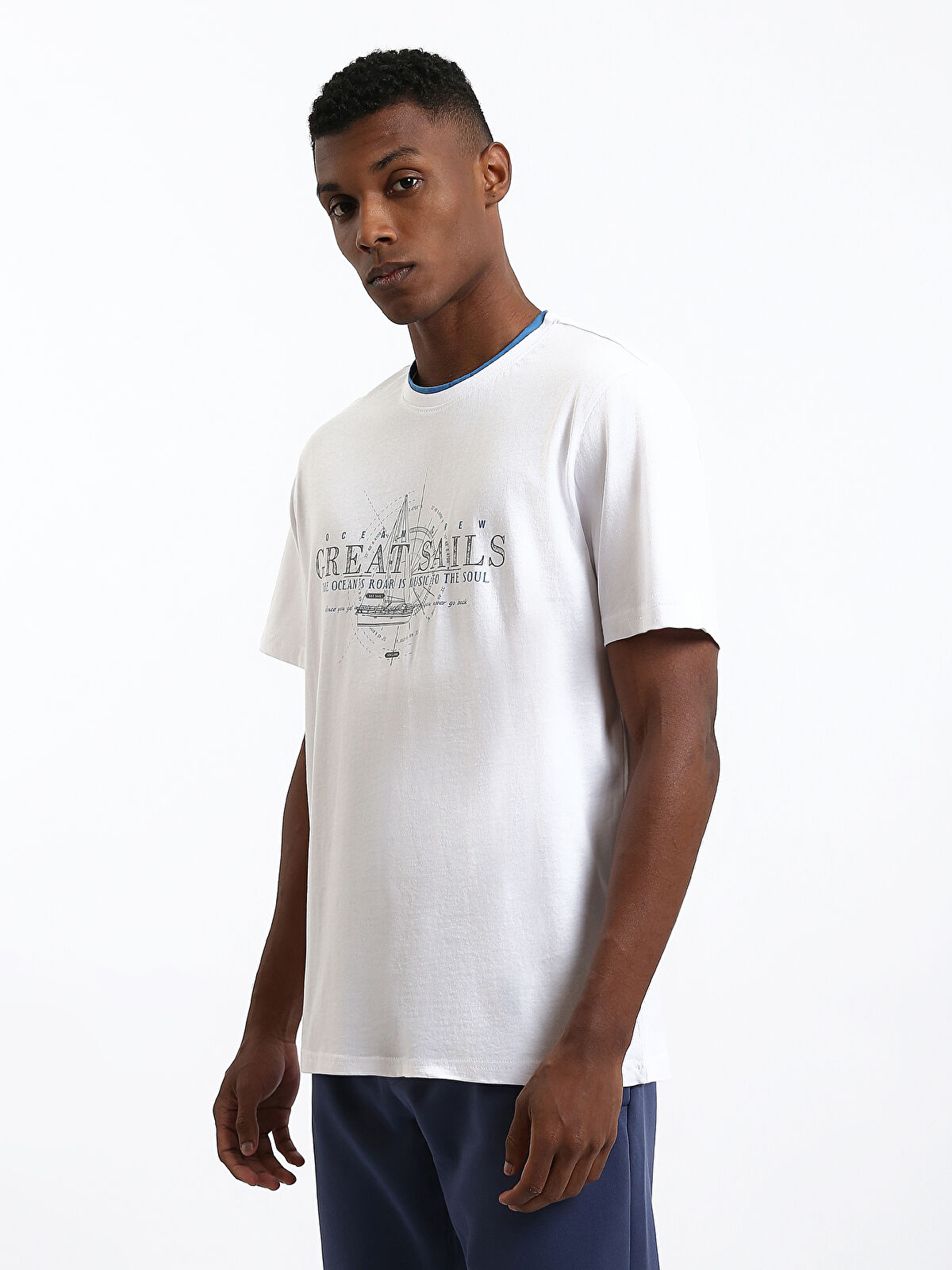 تی شرت مردانه 30401 مارک LC WAIKIKI