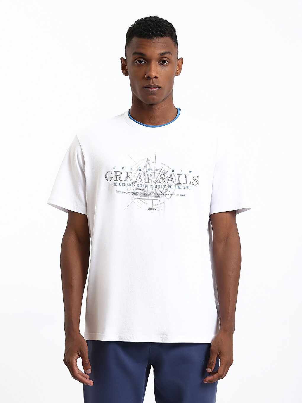 تی شرت مردانه 30401 مارک LC WAIKIKI