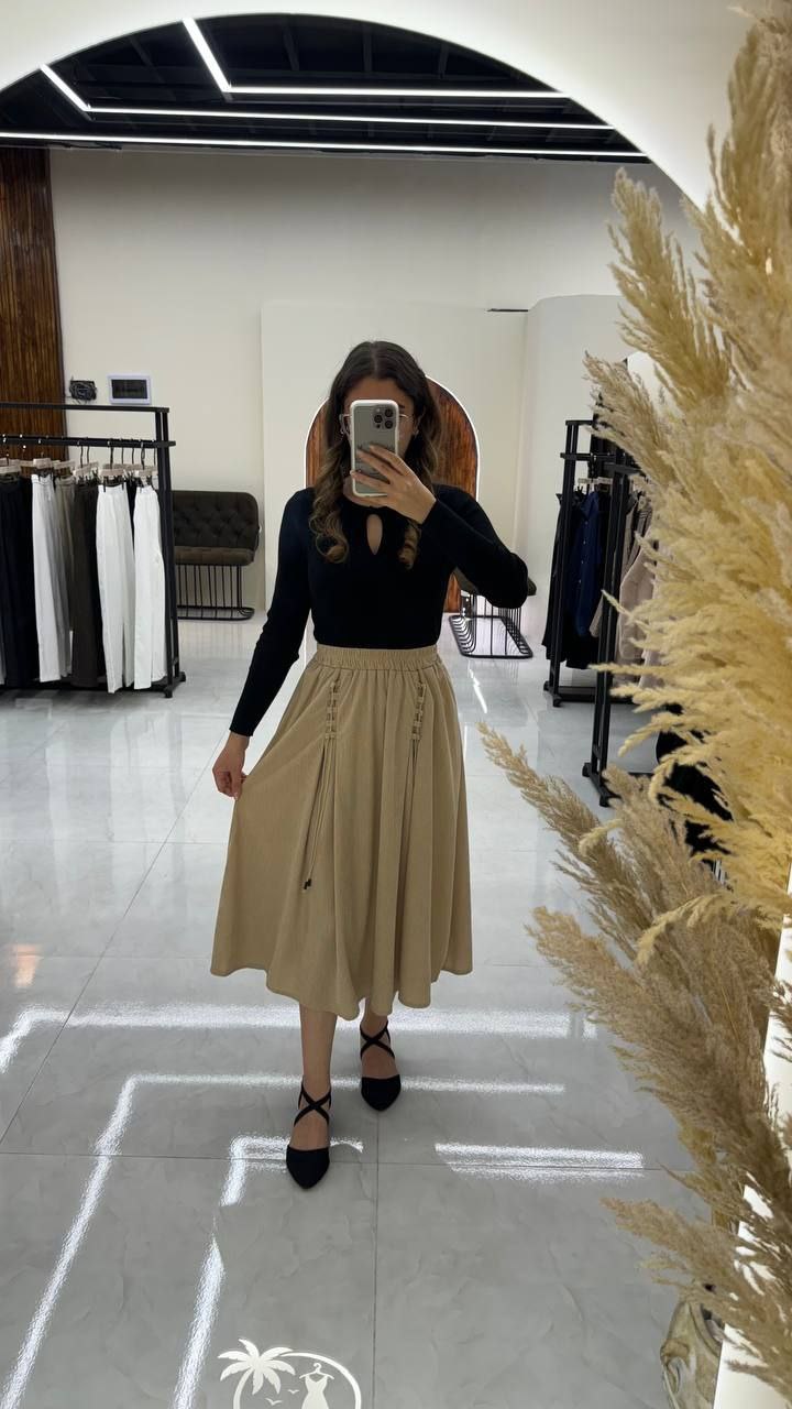 دامن مخمل کبریتی زنانه کد 419372