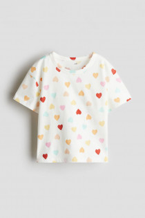 تی شرت دخترانه 30731 سایز 1.5 تا 10 سال مارک H&M