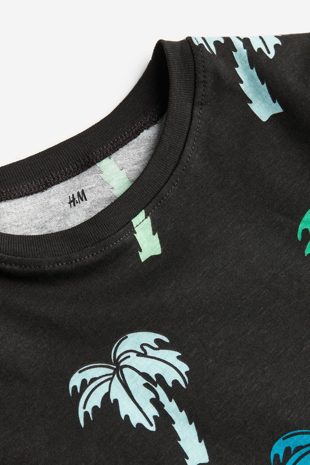 تی شرت پسرانه 30721 سایز 3 تا 10 سال مارک H&M