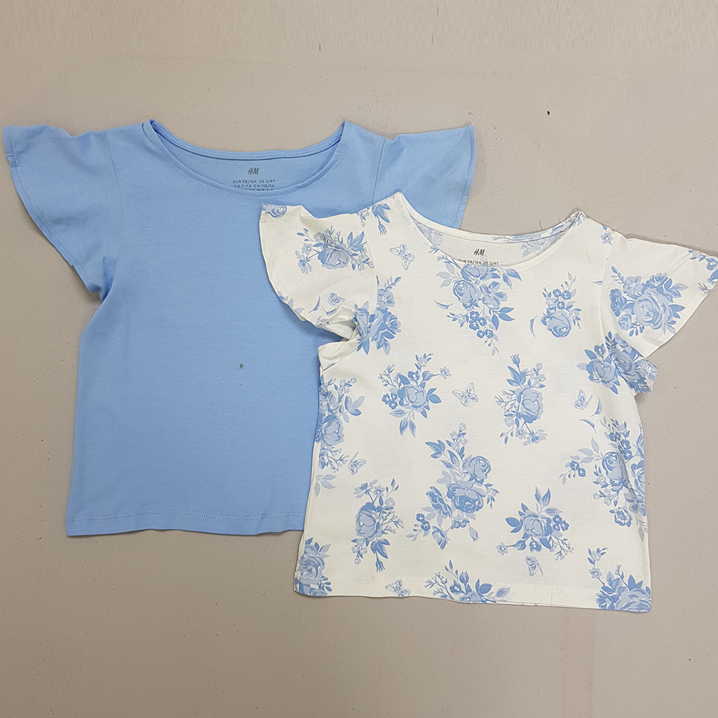 تی شرت دخترانه 30724 سایز 1.5 تا 12 سال مارک H&M