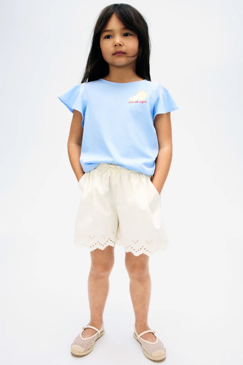 تی شرت دخترانه 30724 سایز 1.5 تا 12 سال مارک H&M