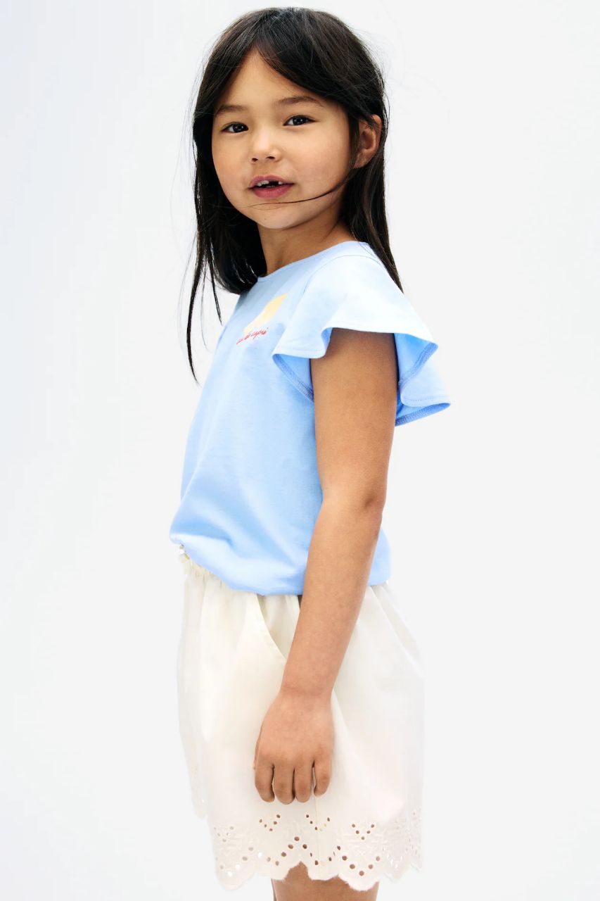 تی شرت دخترانه 30724 سایز 1.5 تا 12 سال مارک H&M