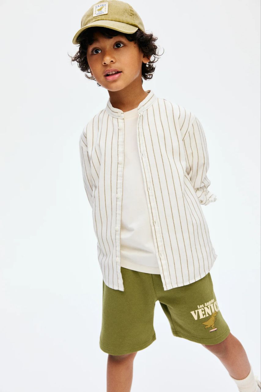 شلوارک پسرانه 30806 سایز 1.5 تا 11 سال مارک H&M