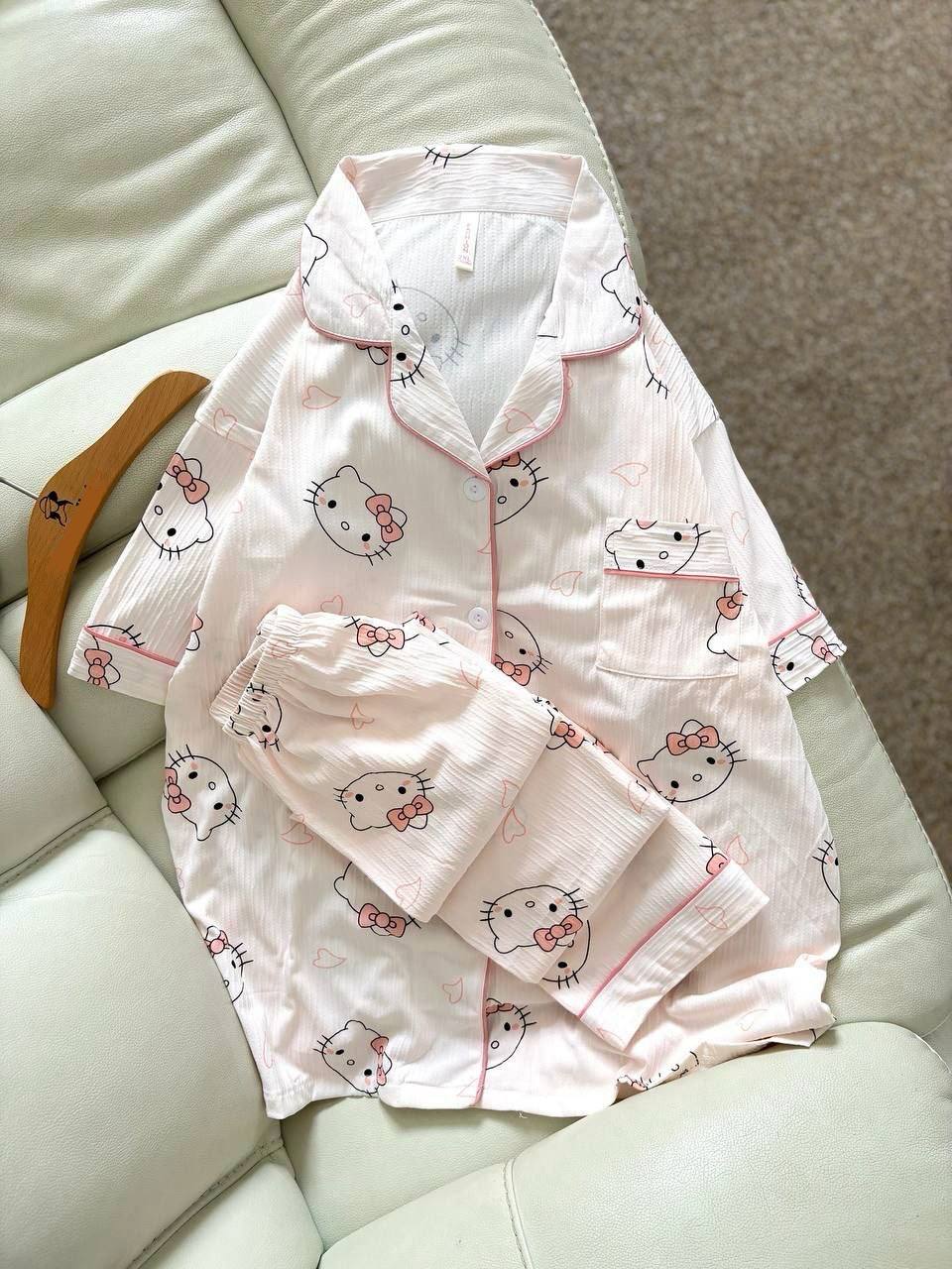 ست دو تیکه نخ کریشه زنانه کد 419384