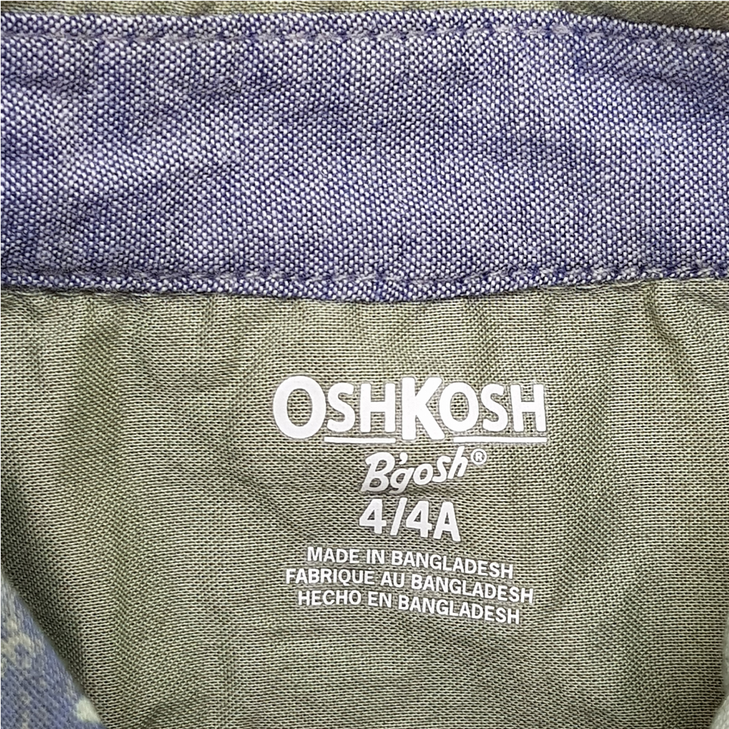 پیراهن پسرانه 30798 سایز 4 تا 12 سال کد 4 مارک Oshkosh