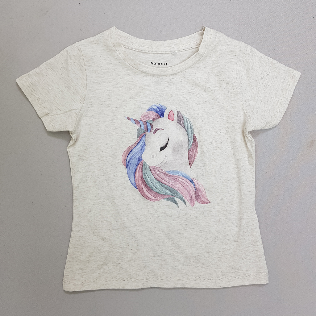 تی شرت دخترانه 30551 سایز 1.5 تا 6 سال کد 9 مارک Name IT
