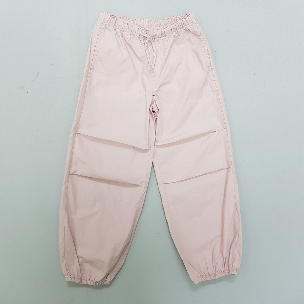 شلوار کتان دخترانه 30897 سایز 2 تا 12 سال کد 1 مارک H&M