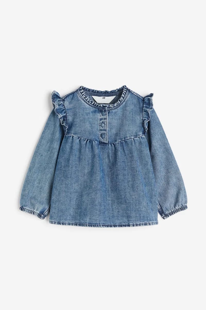 سارافون دخترانه 30889 سایز 3 تا 10 سال مارک H&M