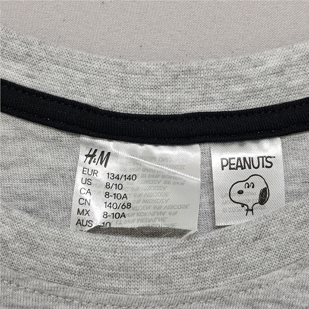 تی شرت پسرانه 30719 سایز 9 تا 15 سال مارک H&M