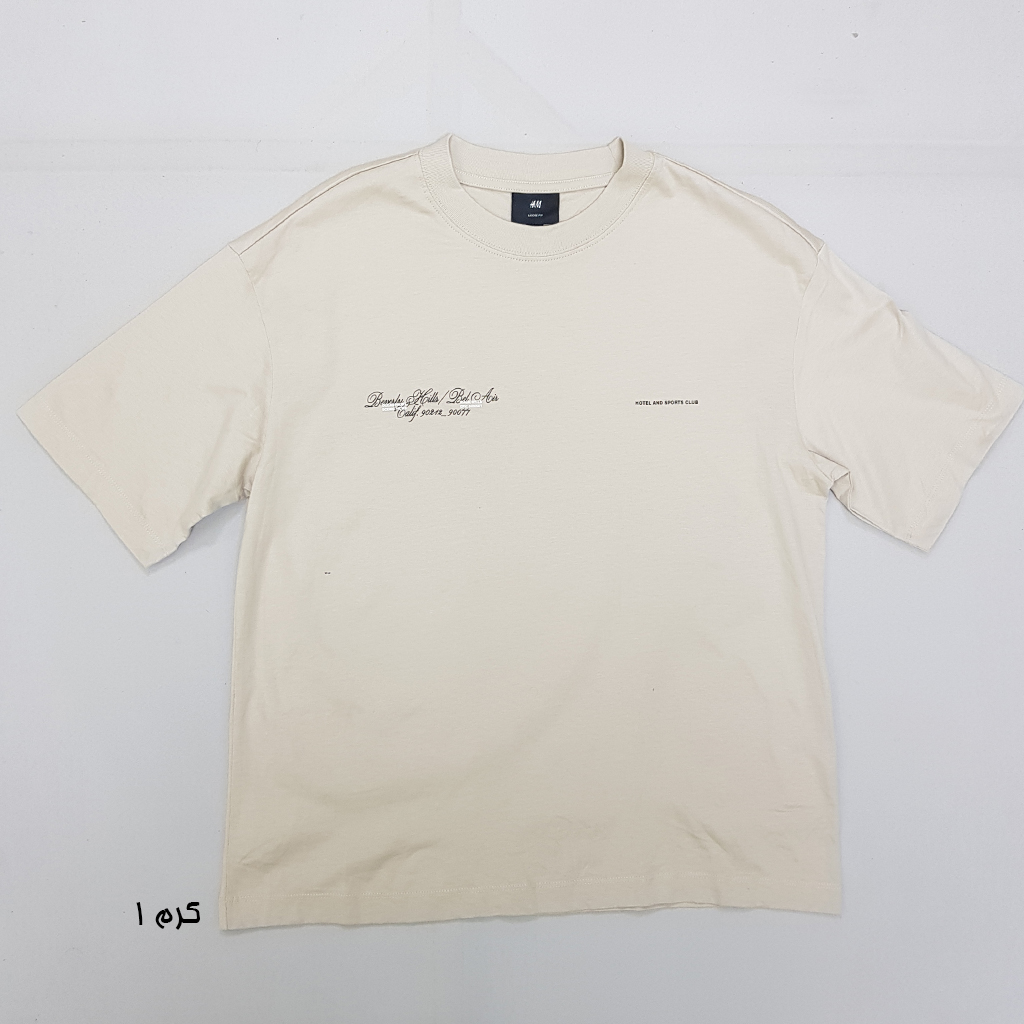 تی شرت مردانه 30389 کد 3 مارک H&M   *