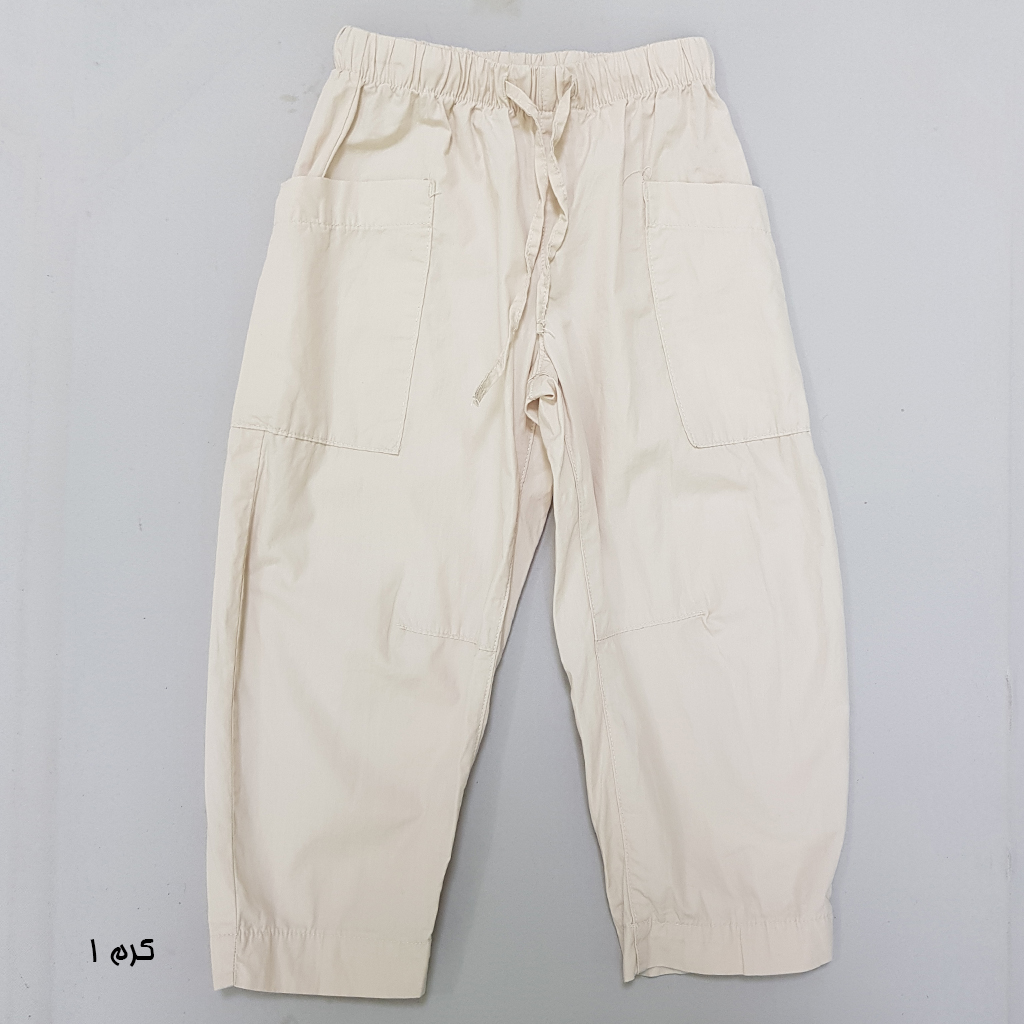 شلوار کتان 30895 سایز 1.5 تا 10 سال مارک H&M