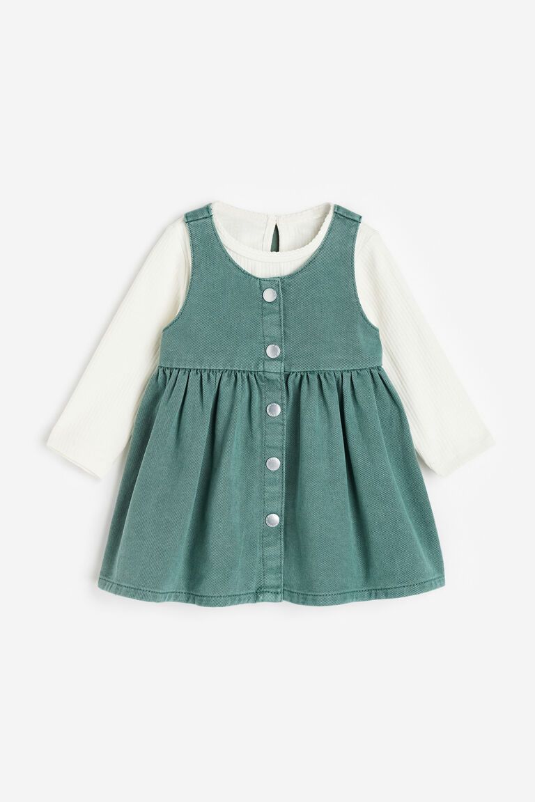 سارافون دخترانه 30959 سایز 4 ماه تا 4 سال مارک H&M
