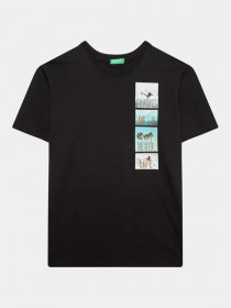 تی شرت پسرانه 30820 سایز 6 تا 14 سال مارک United Colors Of Benetton