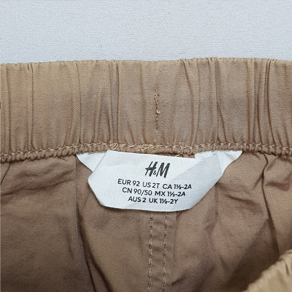 شلوار کتان دخترانه 30896 سایز 1.5 تا 10 سال کد 1 مارک H&M