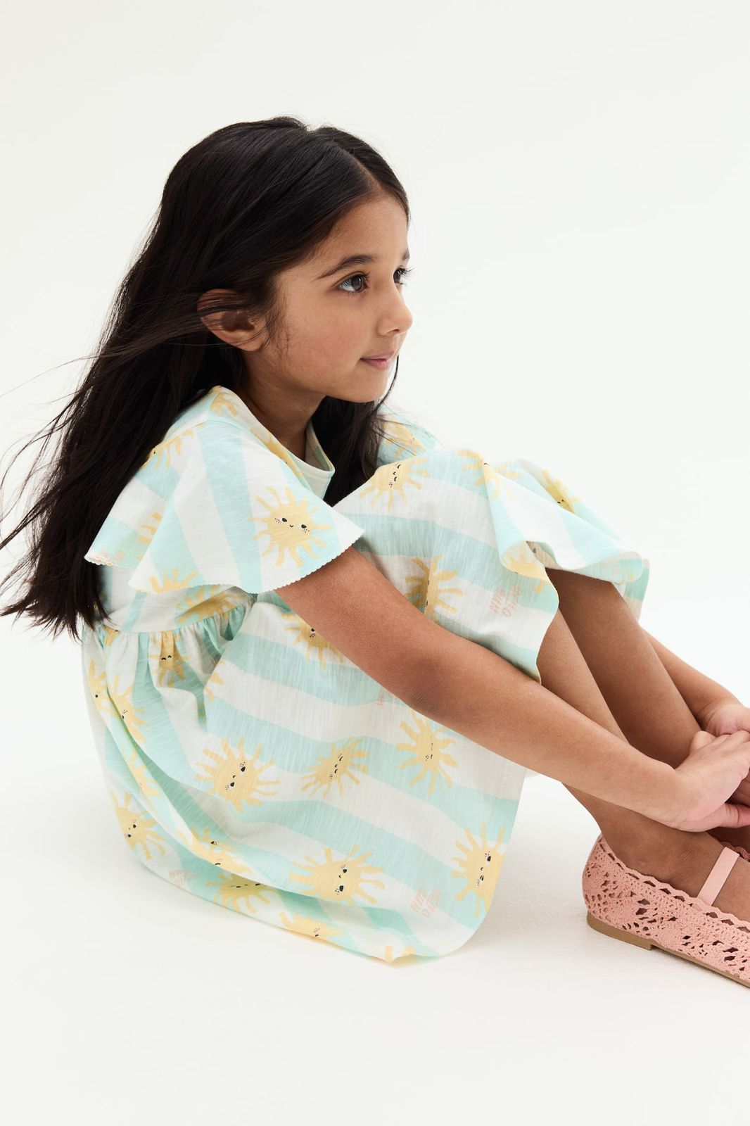 سارافون دخترانه 30729 سایز 1.5 تا 12 سال کد 1 مارک H&M