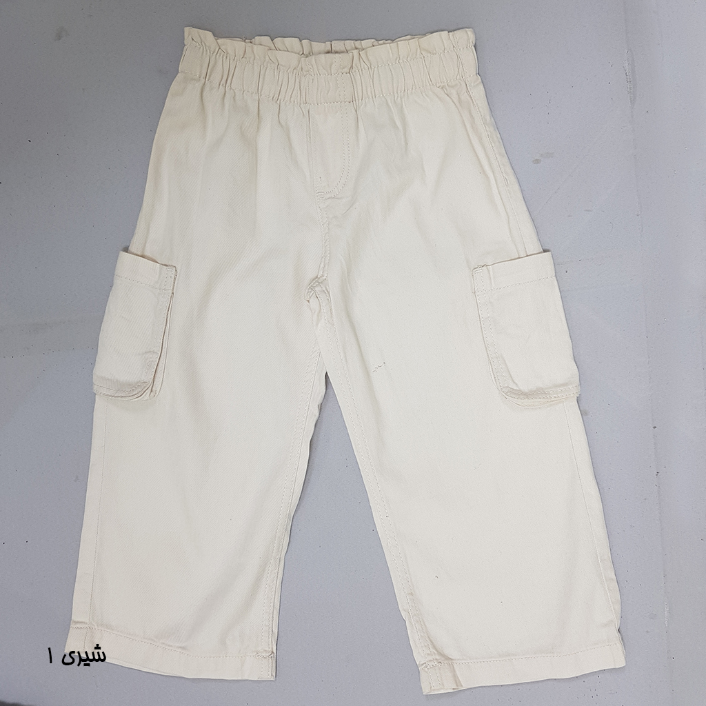 شلوار کتان 30895 سایز 1.5 تا 10 سال مارک H&M   *