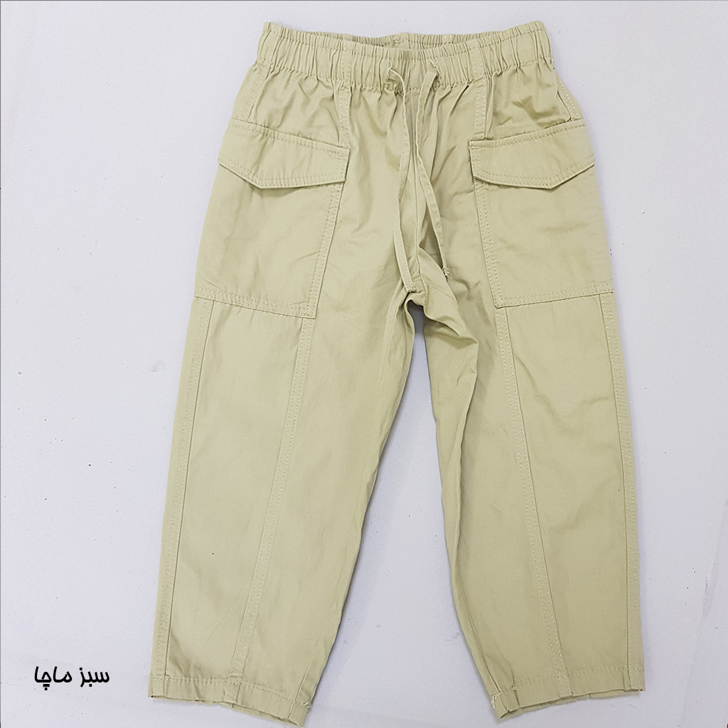 شلوار کتان 30895 سایز 1.5 تا 10 سال مارک H&M   *