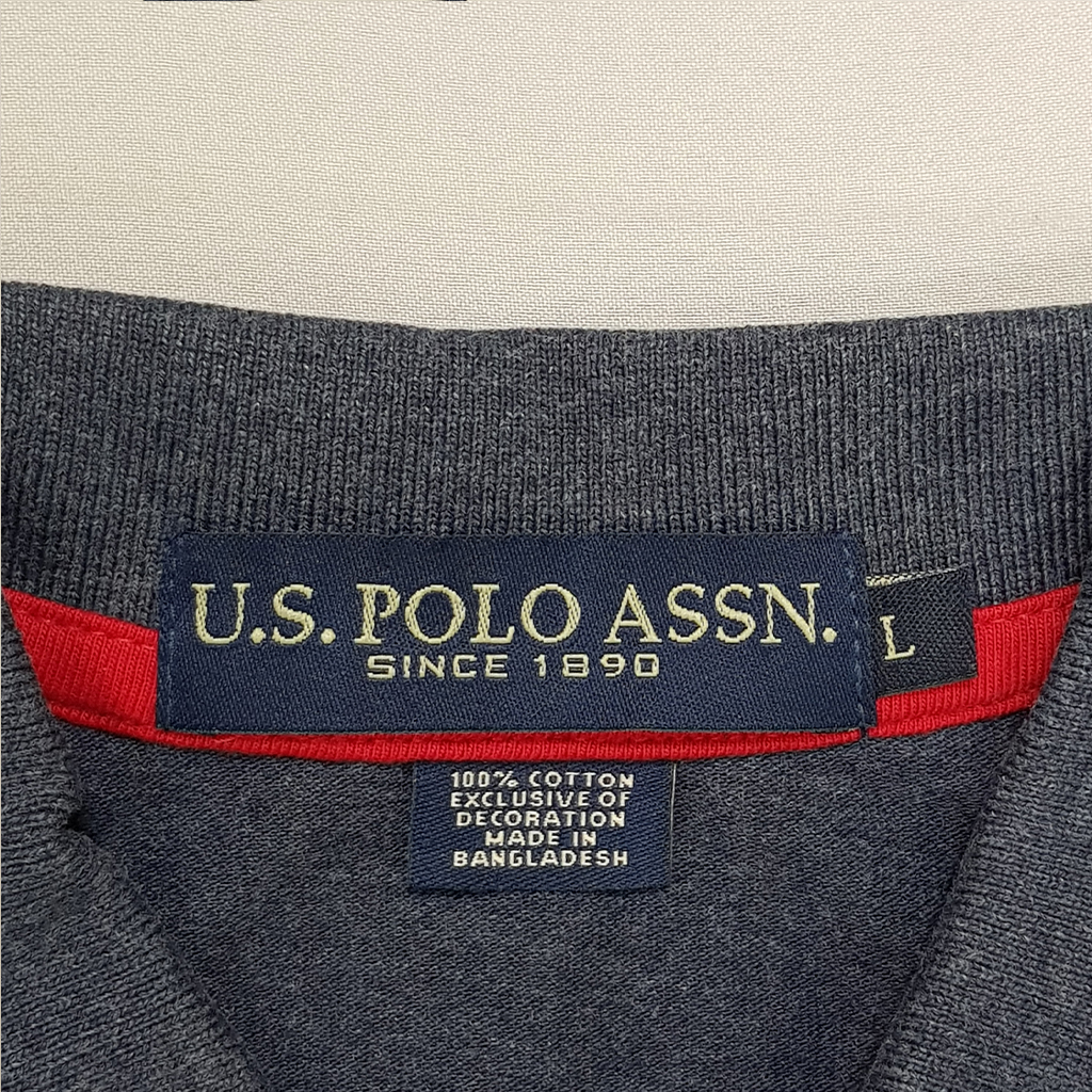 تی شرت یقه دار پسرانه 30847 سایز 4 تا 18 سال کد 2 مارک US POLO ASSN