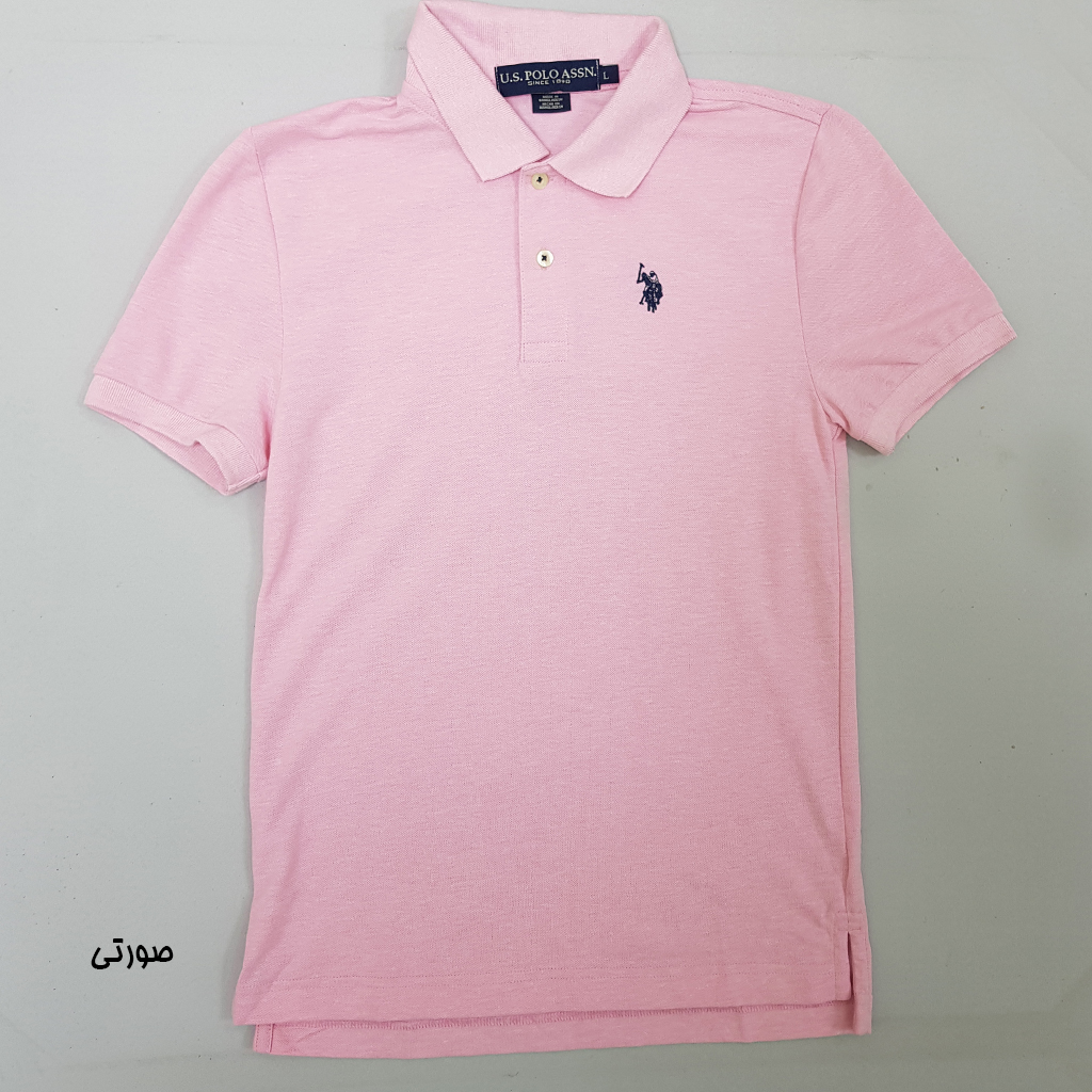 تی شرت یقه دار پسرانه 30847 سایز 4 تا 18 سال کد 2 مارک US POLO ASSN