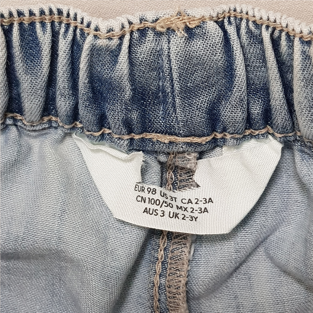 شلوارک جینز پسرانه 30753 سایز 2 تا 10 سال مارک H&M