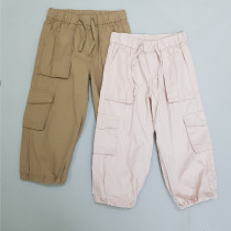شلوار کتان دخترانه 30896 سایز 1.5 تا 10 سال کد 1 مارک H&M   *