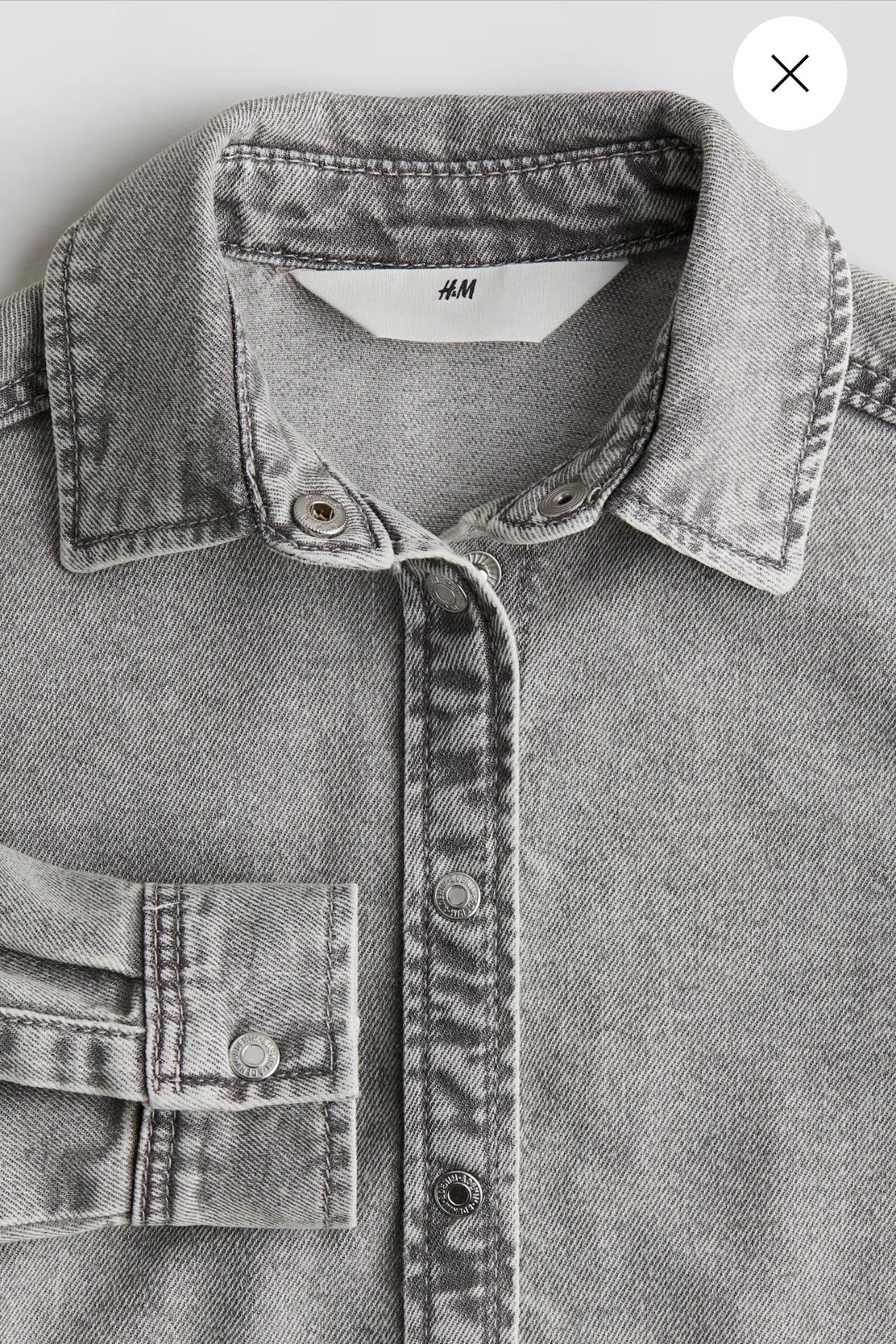 مانتو جینز دخترانه 30886 سایز 1.5 تا 9 سال مارک H&M