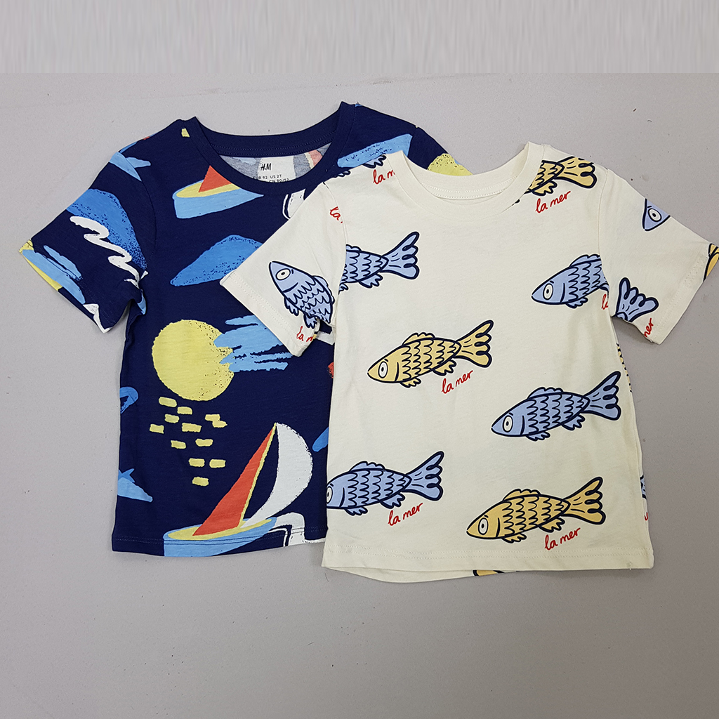 تی شرت بچگانه 30725 سایز 1.5 تا 12 سال مارک H&M