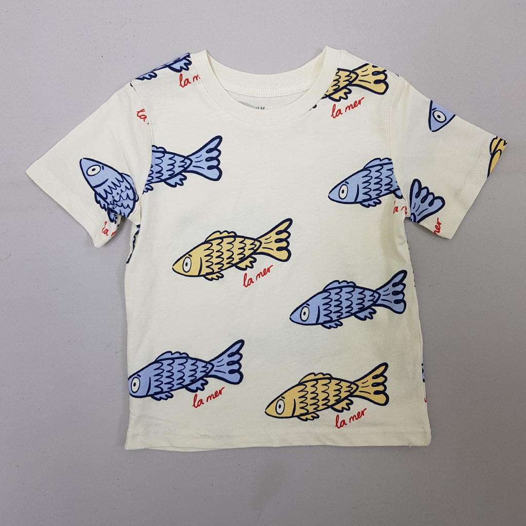 تی شرت بچگانه 30725 سایز 1.5 تا 12 سال مارک H&M