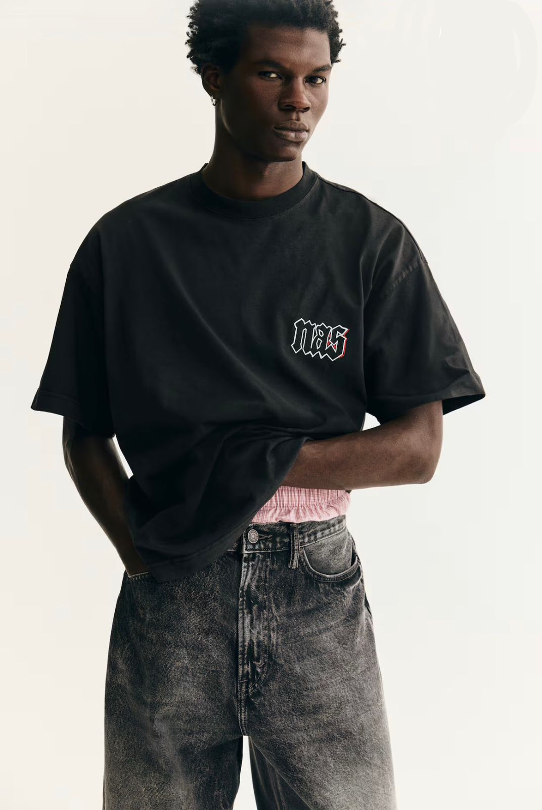 تی شرت مردانه 31072 مارک H&M