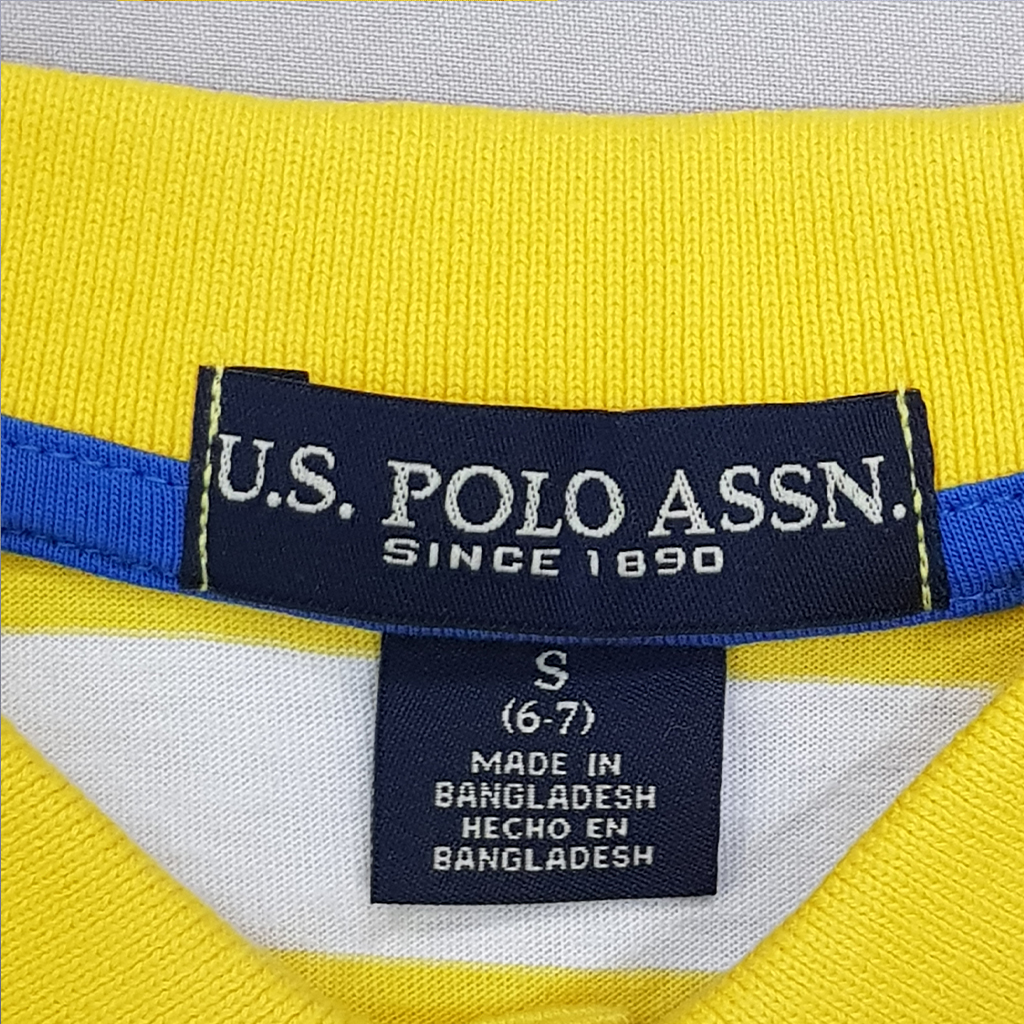 تی شرت یقه دار پسرانه 31056 سایز 6 تا 16 سال مارک US POLO ASSN