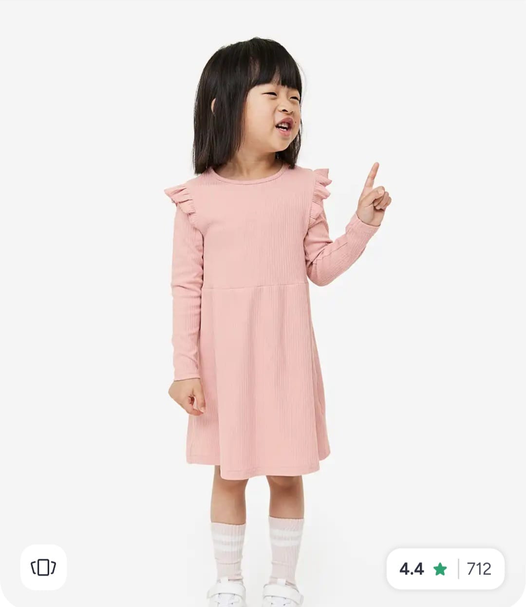 سارافون دخترانه 31004 سایز 1.5 تا 12 سال مارک H&M